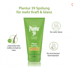 Plantur 39 Pflege Spulung color,  Укрепляющий Кондиционер для окрашенных и ломких волос, 150 мл