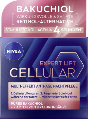 NIVEA Expert Lift Cellular Multi-Effekt Anti-Age Nachtpflege, 50 ml, Нивеа ночной крем гиалуроновая кислота, пантенол, масло ши anti-age 50 мл