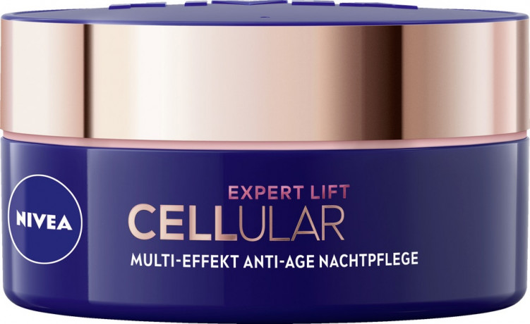 NIVEA Expert Lift Cellular Multi-Effekt Anti-Age Nachtpflege, 50 ml, Нивеа ночной крем гиалуроновая кислота, пантенол, масло ши anti-age 50 мл
