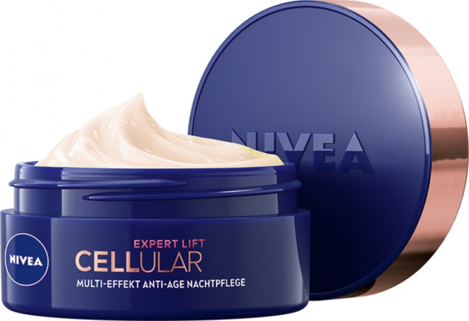 NIVEA Expert Lift Cellular Multi-Effekt Anti-Age Nachtpflege, 50 ml, Нивеа ночной крем гиалуроновая кислота, пантенол, масло ши anti-age 50 мл