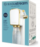 SodaStream Art Standart Pack Аппарат для газирования воды белый с золотом (Германия), 1 л, с CO баллоном Quick Connect и бутылкой, сифон для газированной воды, White Gold