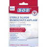 SOS Sterile Silikon Wundschutz-Auflage Professional, 2 Stuck, SOS Стерильная силиконовая раневая накладка Professional, атравматичная, 2 шт.