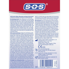 SOS Sterile Silikon Wundschutz-Auflage Professional, 2 Stuck, SOS Стерильная силиконовая раневая накладка Professional, атравматичная, 2 шт.