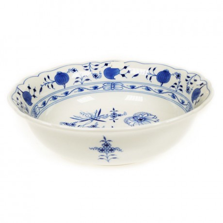 Meissen Meissen Zwiebelmuster kobaltblau - weisser Rand Schussel rund d: 27 cm / h: 8,5 cm Мейсен луковый узор синий кобальт - белый обод Круглая чаша d: ??27 см / высота: 8,5 см