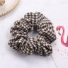 SOHO Pepita Scrunchie Braun резинка для волос Пепита