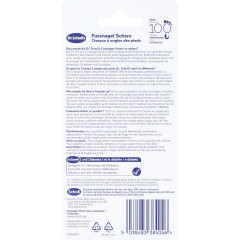 SCHOLL Fussnagel Schere, 1 St, Шолль Ножницы для ногтей на ногах, прецизионная заточка, 1 шт