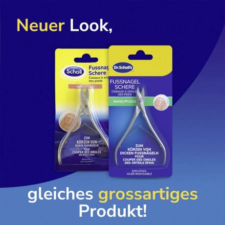 SCHOLL Fussnagel Schere, 1 St, Шолль Ножницы для ногтей на ногах, прецизионная заточка, 1 шт