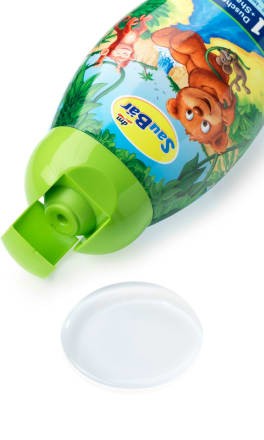 SauBär Dusche + Shampoo 2in1 für Kinder Средство для душа + Шампунь, 250 мл