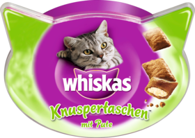 Whiskas Лакомство для кошек Knuspertaschen с Индейкой, 60 г