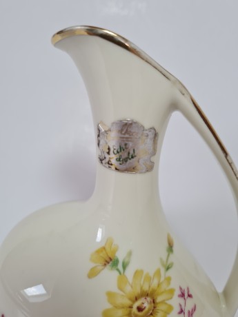 ALKA KUNST Винтажная Ваза-кувшин "Полевые цветы", 20,5 см, Германия, 1950-60гг.