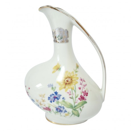 ALKA KUNST Винтажная Ваза-кувшин "Полевые цветы", 20,5 см, Германия, 1950-60гг.