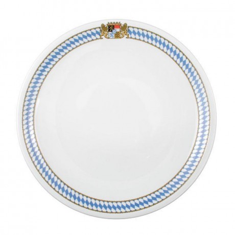 Seltmann Weiden Seltmann Weiden Compact Bayern Teller flach,Fahne 21 cm Seltmann Weiden Compact Bavaria Тарелка плоская, флаг 21 см