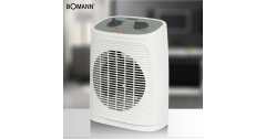 Bomann Bomann HL 6041 CB, Heizlufter weiss/grau weiss/grau Bomann HL 6041 CB, тепловентилятор белый/серый