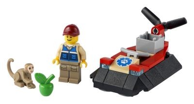 LEGO LEGO City 30570 Luftkissenboot fur Tierrettungen LEGO City 30570 Спасательный корабль на воздушной подушке для животных