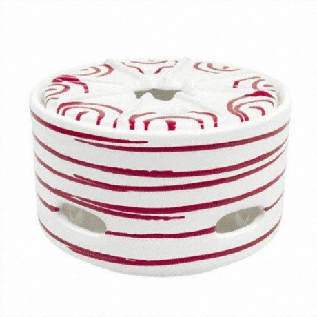 Gmundner Keramik Gmundner Keramik Rotgeflammt Stovchen / Teewarmer Glatt d: 14 cm / h: 8,7 cm Gmundner керамический подогреватель с красным пламенем / чайный уют, гладкий d: 14 см / высота: 8,7 см