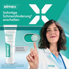 elmex Zahnpasta Sensitive Professional, 75 ml, Зубная паста Sensitive Professional с аргинином для снижения чувствительности зубов, 75 мл