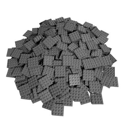LEGO LEGO Dunkelgrau 4x4 Platten - flache Platten - Dark Bluish Grey Plate 3031 - 100x LEGO Темно-серые тарелки 4x4 - плоские тарелки - Темно-голубовато-серая тарелка 3031 - 100x