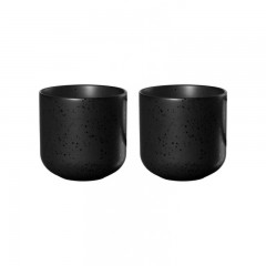 ASA SELECTION ASA Coppa Kuro Teebecher Set 2-tlg. 0,20 L / h: 7,5 cm Набор чайных кружек ASA Coppa Kuro 2 шт. 0,20 л/ч: 7,5 см