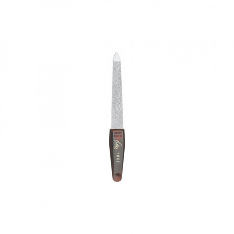 Becker Manicure (Бекер Маникюр) Nagelfeilen Пилочка для ногтей Saphir-Flachfeile, verchromt, gross/fein, spitz, 18 см in Blisterverpackung / 1 шт.