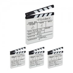 relaxdays 4 x Filmklappe weiss 4 х пленочных лоскута белого цвета