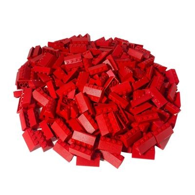 LEGO LEGO 2x4 Dachsteine Rot - 100 Stueck - Red 3037 NEU Черепица LEGO 2x4 красная — 100 шт. — Красный 3037 НОВИНКА