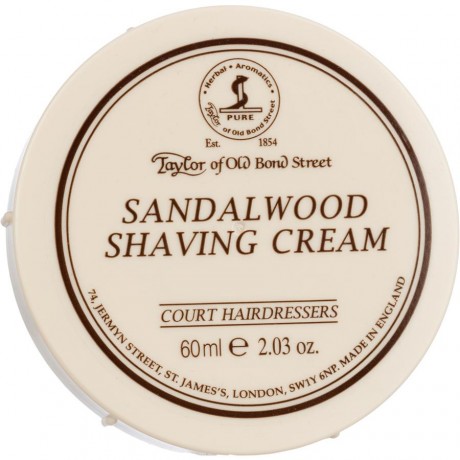 Taylor of old Bond Street Sandelholz-Serie RasierCreme Мужской крем для лица, 60 мл