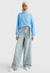 Tommy Hilfiger 1985 MINI CORP LOGO Sweatshirt hydrangea blue ЛОГОТИП MINI CORP 1985 – Свитер гортензия синяя