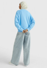 Tommy Hilfiger 1985 MINI CORP LOGO Sweatshirt hydrangea blue ЛОГОТИП MINI CORP 1985 – Свитер гортензия синяя