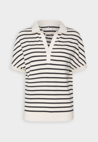 Tommy Hilfiger Polo shirt white/desert sky рубашка поло белое/пустынное небо