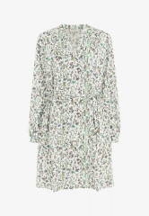 Tommy Hilfiger COASTAL FLORAL PRINT MINI  Shirt dress coastal floral ditsy spring lime COASTAL FLORAL PRINT MINI Платье-рубашка прибрежный цветочный дитси весенний лайм