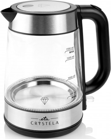 eta eta Wasserkocher CRYSTELLA ETA615390000, 1,7 l, 2200 W, mit LED-Beleuchtung, Wasserstandsanzeige чайник ETA CRYSTELLA ETA615390000, 1,7 л, 2200 Вт, со светодиодной подсветкой, индикатором уровня воды