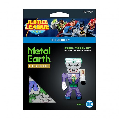 Metal Earth: Justice League Joker Classic Mini Металлическая Земля: Лига Справедливости Джокер Классик Мини