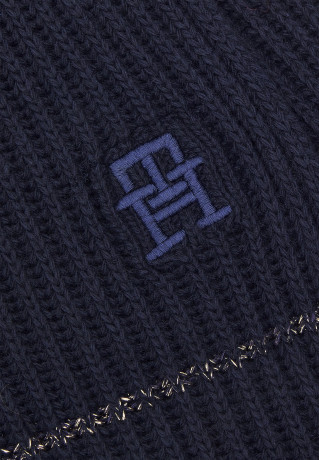 Tommy Hilfiger FESTIVE LUXE SCARF Foulard space blue ШАРФ FESTIVE LUXE платок космический синий