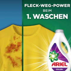 Ariel Colorwaschmittel Flussig 20WL, Гель для стирки для цветоного белья, 20 загрузок (900мл)