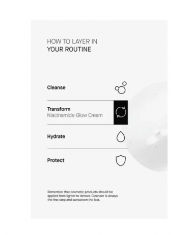 Transparent Lab Niacinamide Glow Cream, Крем для лица с ниацинамидом 5% увлажняющий, выравнивающий тон, от несовершенств и тусклости, с керамидами, 50 мл