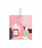 Manucurist Gimme set, Набор для ухода за ногтями для женщин (Франция), Gimme Glow Active Raspberry + Green Oil + мини-пилка, 3 предмета, укрепление и сияние ногтей
