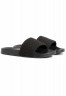 Tommy Hilfiger ELEVATED QUILTED MONOGRAM  Pool slides black ВЫСОКАЯ СТЕГАНАЯ МОНОГРАММА Шлепанцы для бассейна черный