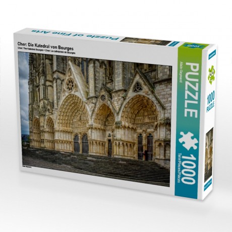 CALVENDO Puzzle CALVENDO Puzzle Cher: Die Katedral von Bourges Пазл CALVENDO Puzzle Cher: Буржский собор