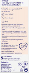 NIVEA BB Tagespflege 5in1 Mittlerer Hauttyp, 50 ml, Нивеа BB крем для лица 5 в 1, для среднего тона кожи, выравнивание и увлажнение, 50 мл