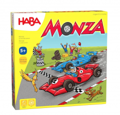 HABA Monza Gesellschaft fur Kinder 302204, HABA Настольная игра Монца, детская версия (Германия), дерево, развивает логику, счёт и цвета, от 5 лет