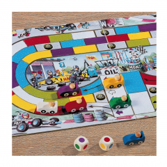 HABA Monza Gesellschaft fur Kinder 302204, HABA Настольная игра Монца, детская версия (Германия), дерево, развивает логику, счёт и цвета, от 5 лет