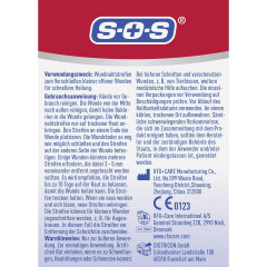 SOS Sterile Wundnaht Streifen Professional, 16 Stuck, SOS Стерильные полоски для стягивания ран Professional, замена швам, 16 шт.