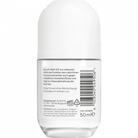 SEBAMED Deo Roll-on Balsam parfumfrei, 50 ml, Себамед Дезодорант роликовый без парфюма, для чувствительной кожи, 50 мл