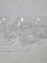 Бокалы для вина винтажные Im Stil Walther Glas, стекло, 13,5 см, 4 шт., Германия, 1960-70гг.