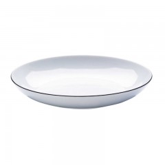 Arzberg Arzberg Porzellan Cucina Colori Black Suppenteller 22 cm Фарфоровая тарелка Arzberg Cucina Colori Black 22 см