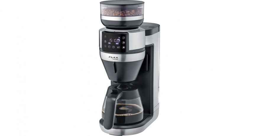 Severin Severin KA 4850, Filtermaschine schwarz (matt)/edelstahl (geburstet), inkl. Glaskanne  schwarz (matt), edelstahl (geburstet) Severin KA 4850, фильтр-машина черный (матовый)/нержавеющая сталь (матовая), включая стеклянный кувшин