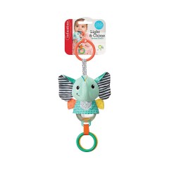 Infantino Hange-Spielzeug Elefant mit Licht  Sound Игрушечный слон Hange со светом и звуком