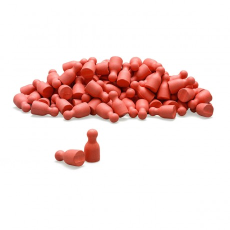 Wissner aktiv lernen Satz aus 100 Spielfiguren in rot\u2028 Набор из 100 фигурок красного цвета\u2028