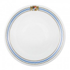 Seltmann Weiden Seltmann Weiden Compact Bayern Teller flach,Fahne 23 cm Seltmann Weiden Compact Bavaria Тарелка плоская, флажок 23 см