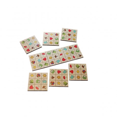 Holzspielzeug SudoMix Kartenlegespiel Деревянная игрушка SudoMix игра с размещением карт